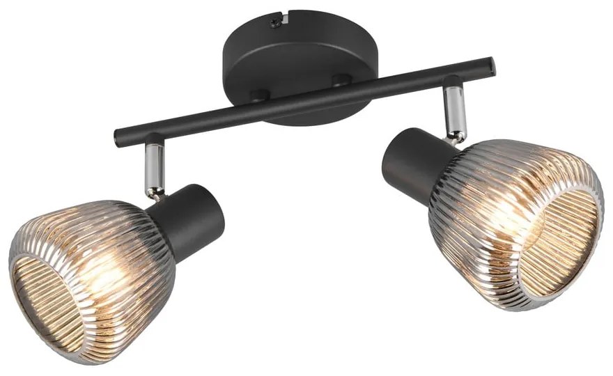 Czarna lampa punktowa ø 10 cm Tarifa – Trio