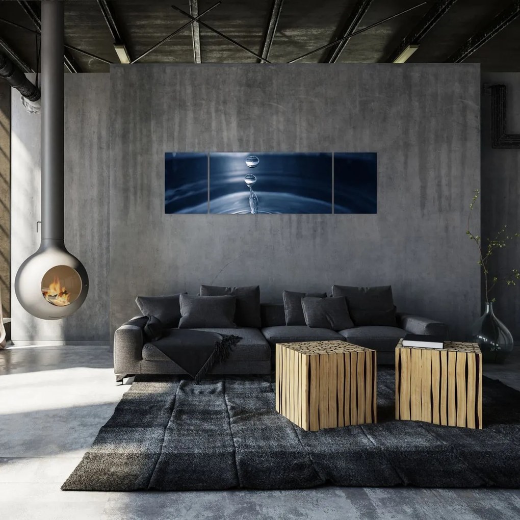Obraz - Krople (170x50 cm)