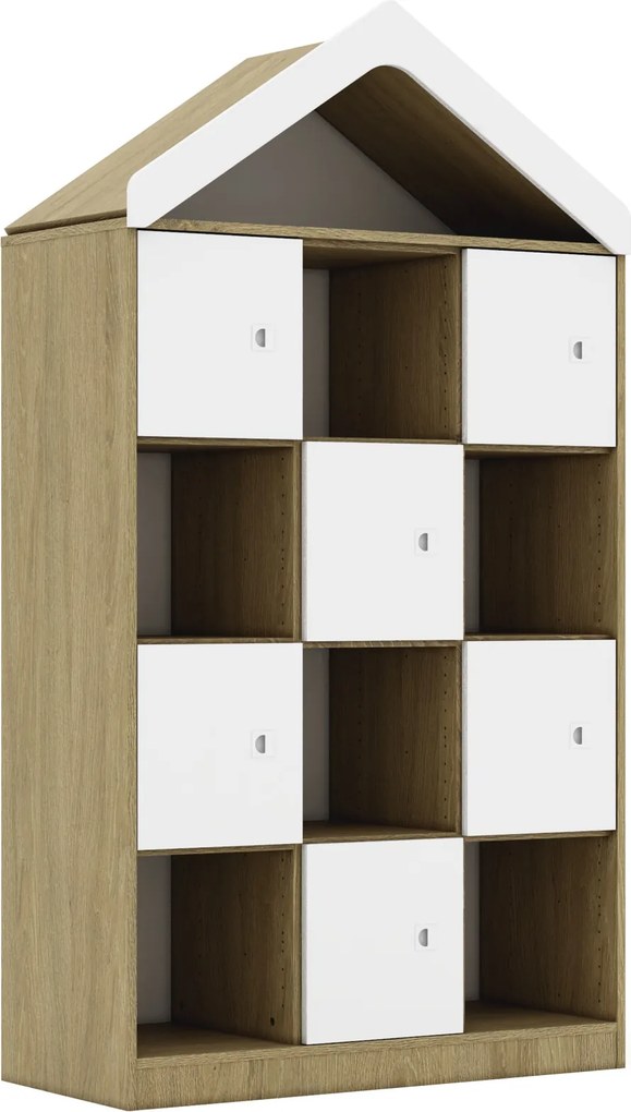 Duży regał szkolny domek Blox BASE 110 index 4PP-3R-6F1-D