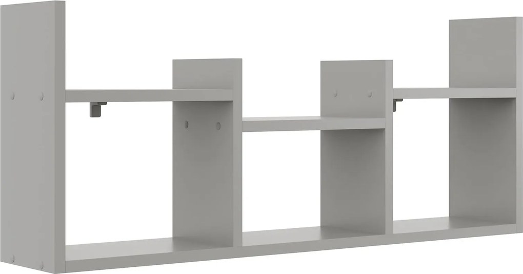 Szara Minimalistyczna Półka Na Książki L8-S52