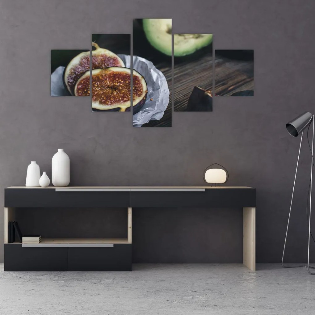 Obraz fig i awokado (125x70 cm)