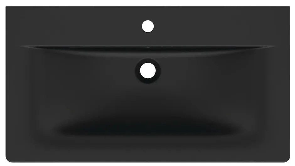 Ceramiczna umywalka w kolorze matowej czerni 84x46 cm Silk Black – Ideal Standard