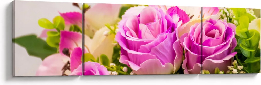 Obraz róż (170x50 cm)