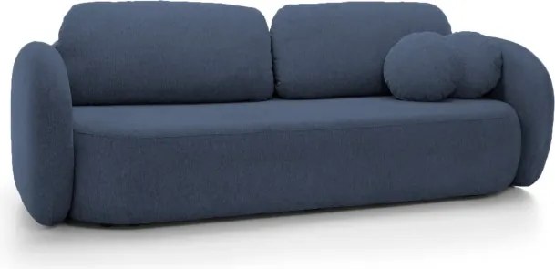 Sofa OLIO z funkcja spania i pojemnikiem NIEBIESKI ARAGON 79