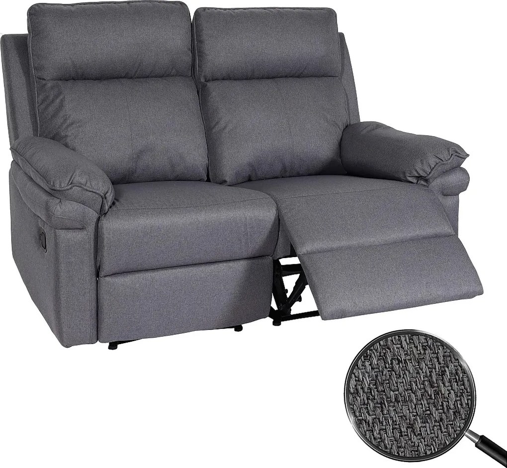 2-osobowy fotel kinowy MCW-L94,  ciemnoszary