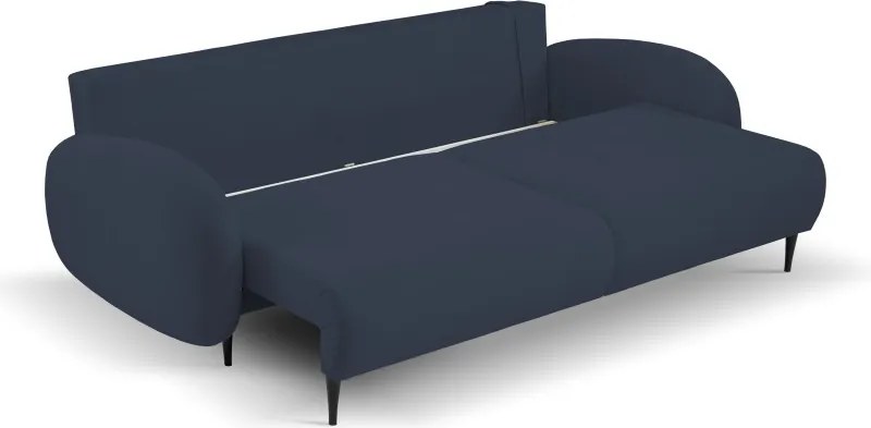 Sofa SOFT z funkcja spania i pojemnikiem CIEMNY NIEBIESKI RUN AGAIN 77