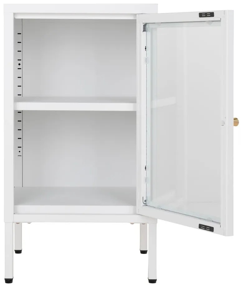 Biała metalowa witryna 38x70 cm Dalby – House Nordic
