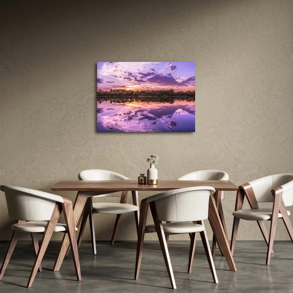 Obraz fioletowego nieba (70x50 cm)