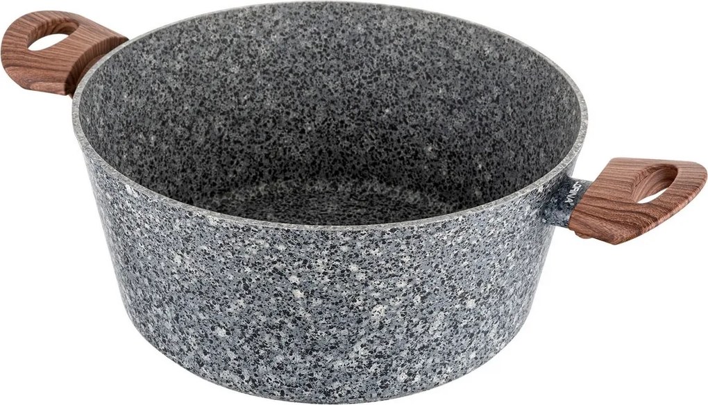 Florina Garnek z pokrywką Master MG, 28 cm, 6,1 l, szary, śred. 28 cm