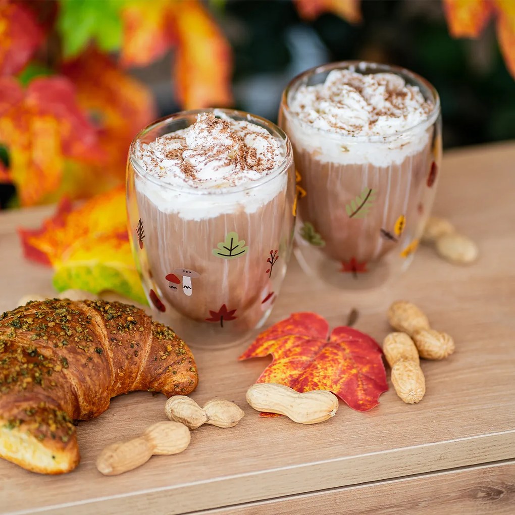 4Home Szklanka termiczna Autumn Hot&Cool 350 ml, 2 szt.