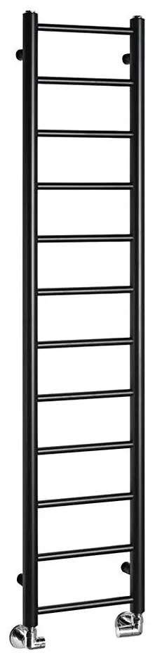 Sapho - Grzejnik łazienkowy DINA 278W 30x138 cm matowy czarny