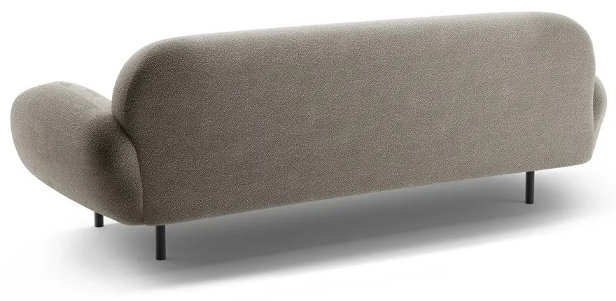 Szara sofa z materiału bouclé 208 cm Poppy – Micadoni