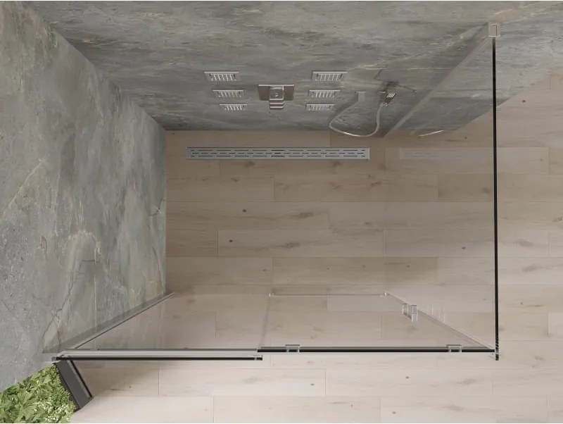 Mexen Omega kabina prysznicowa rozsuwana 110 x 80 cm, transparent, chrom - 825-110-080-01-00