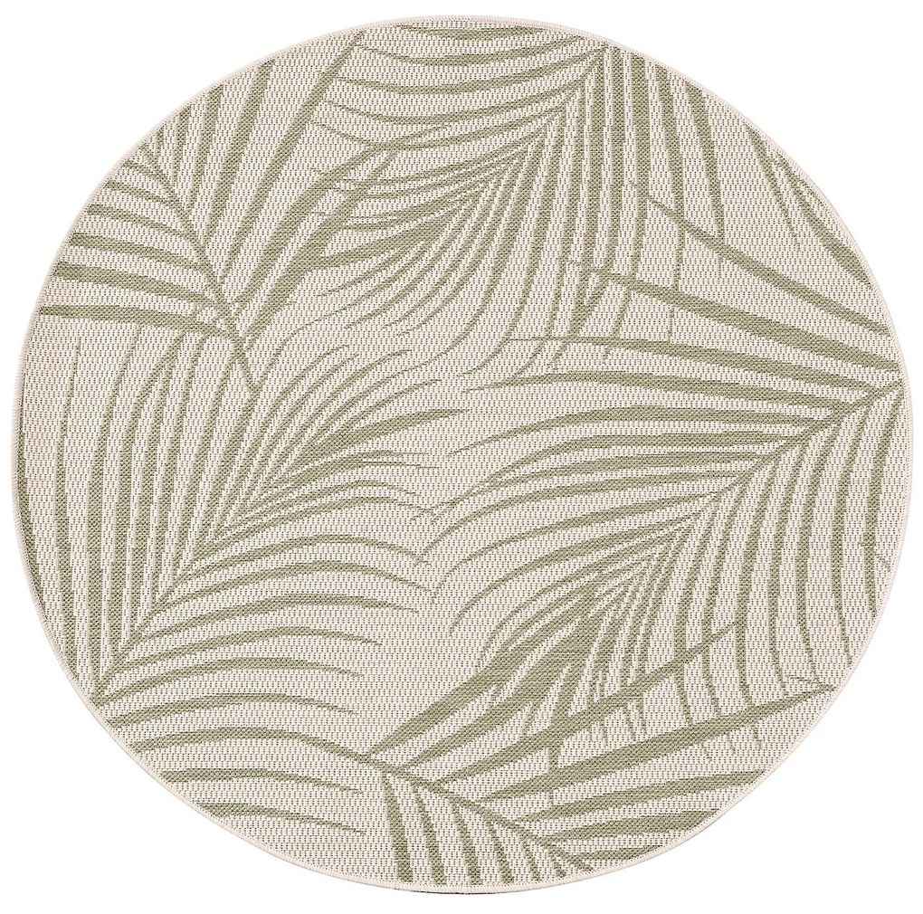 Dywan Lineo beige/jungle green 120cm