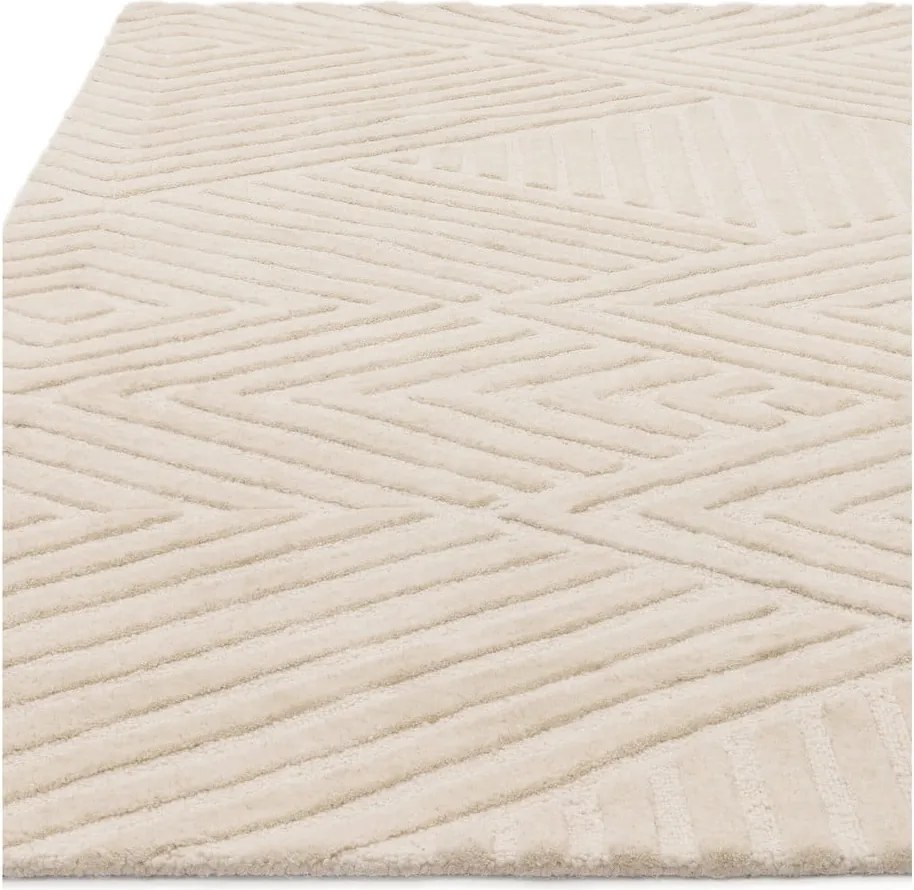 Kremowy dywan wełniany 120x170 cm Hague – Asiatic Carpets