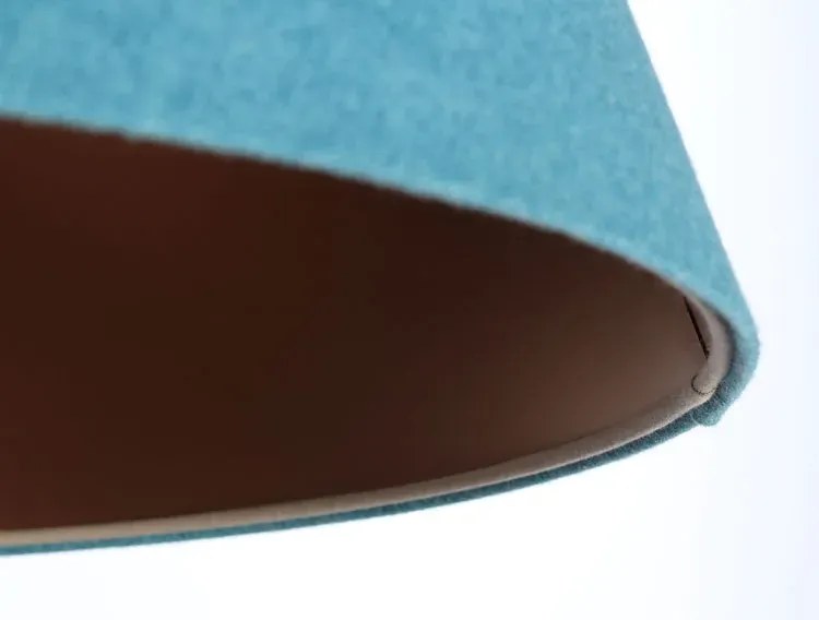 Niebiesko-miedziana lampa wisząca stożek - S410 G7-M76