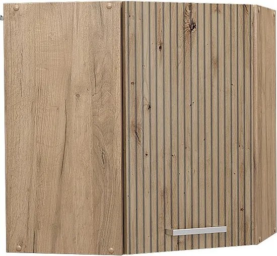 Szafka wisząca narożna dąb rzemieślniczy 57x34.1x60 r-line