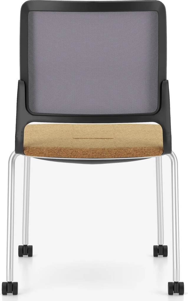 Krzesło konferencyjne na nogach Xilium Frame Chair 4L Mesh oparcie z siatki