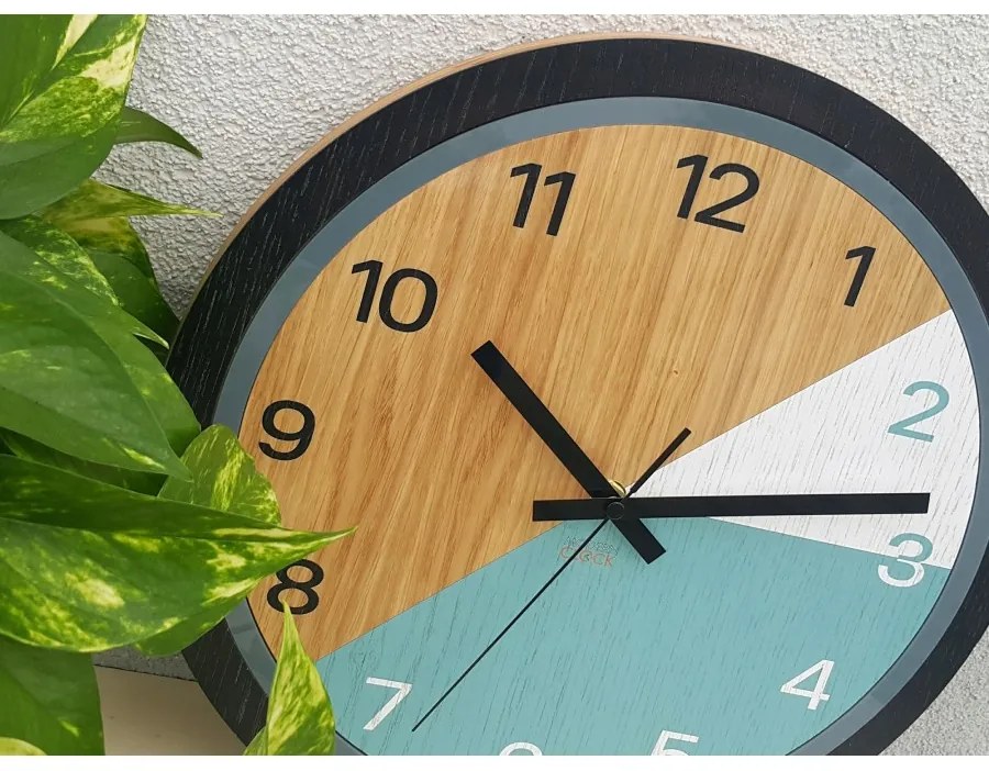 Zegar ścienny nowoczesny z cichym mechanizmem do salonu sypialni okrągły