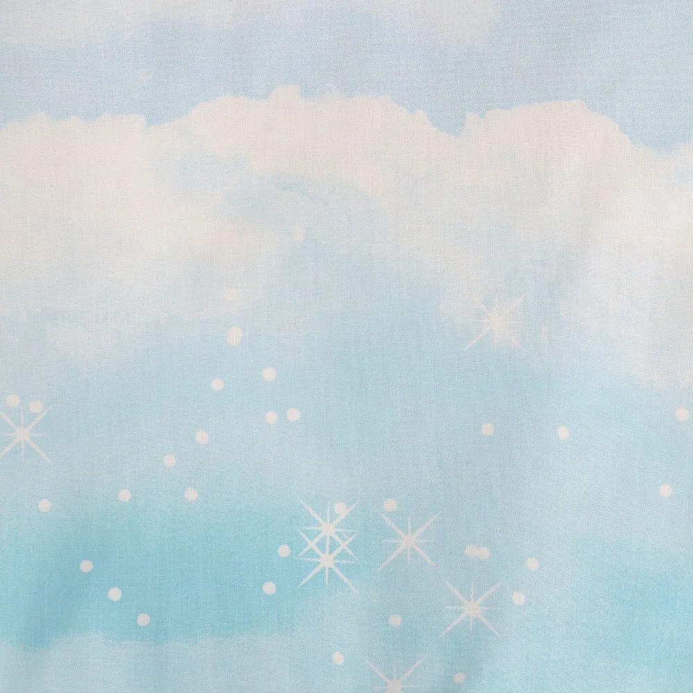 Niebiesko-różowa pościel dziecięca dwuosobowa 200x200 cm Ombre Rainbow Clouds – Catherine Lansfield