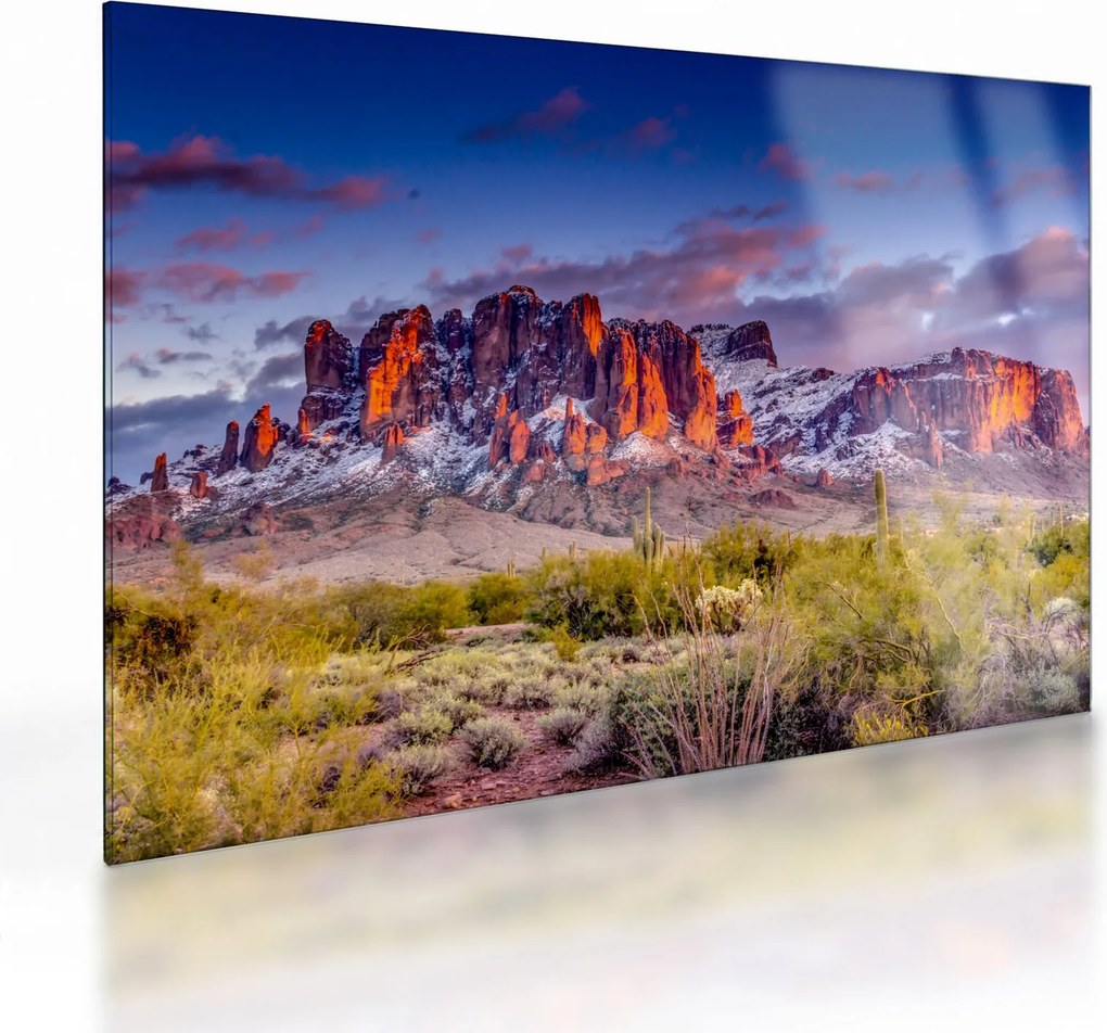 Obraz na szkle - Góry w Arizonie (70x50 cm)
