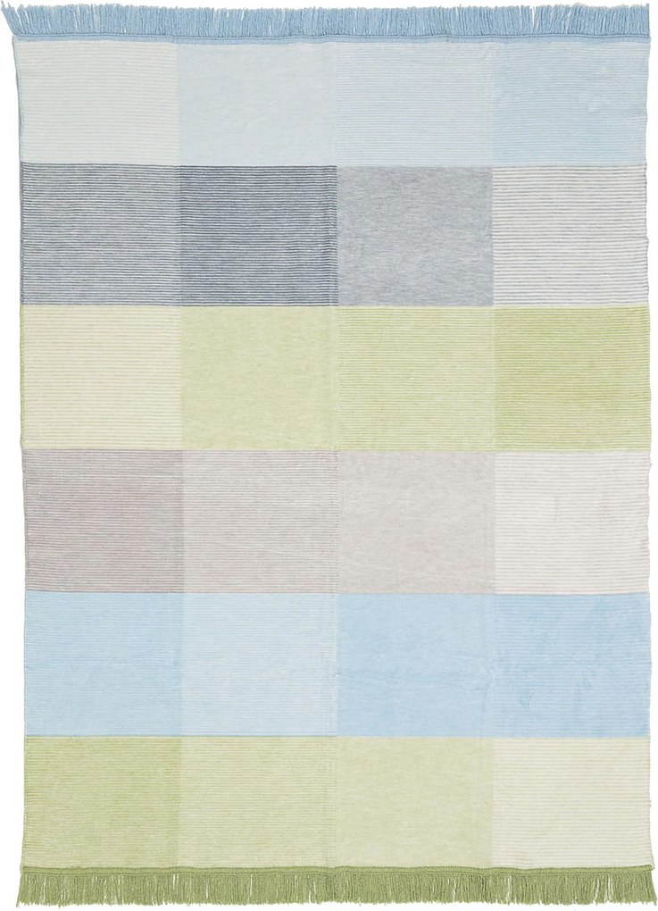 Koc Cosy Home 150x200cm Pastel Green&Blue