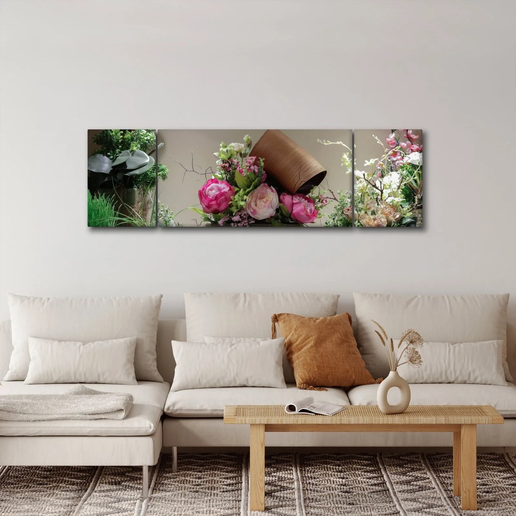 Obraz - Róża dla Ciebie (170x50 cm)