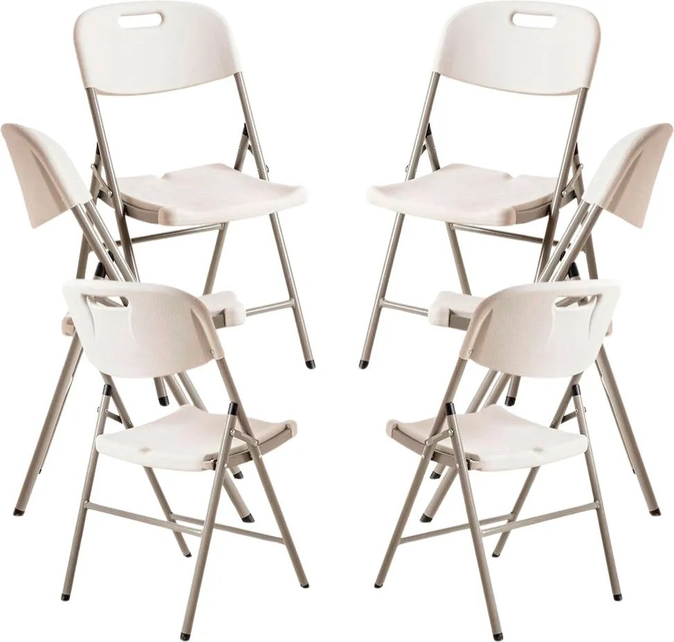 Zestaw 6 Krzese Resin