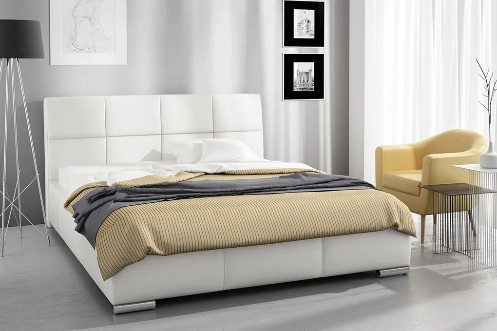 Łóżko tapicerowane Privex 2X 140x200 - 44 kolory
