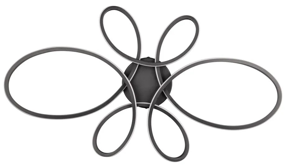 Czarna lampa sufitowa LED 45.5x83 cm Fly – Trio