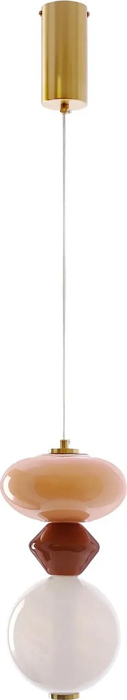 Szklana geometryczna lampa wisząca M0-M83