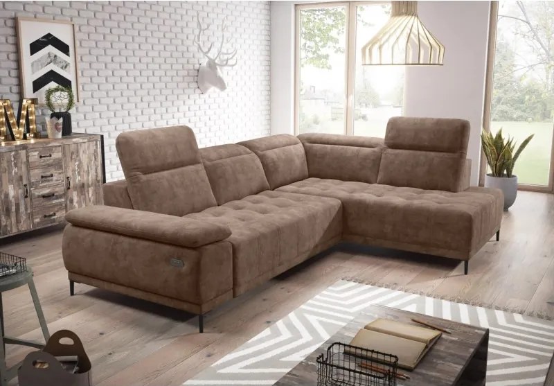 Narożnik FOCUS L z elektryczną regulacją siedziska WERSAL