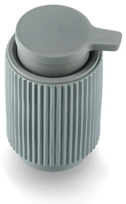 Prążkowany dozownik z poliresinu STRIPES, Ø 8 cm