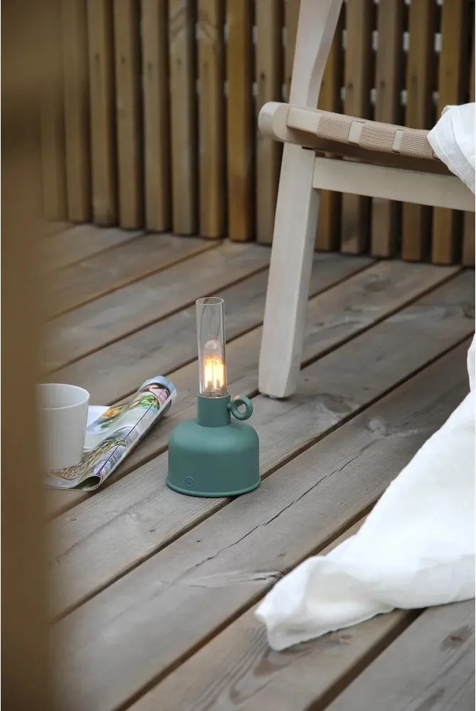 Ciemnozielona lampa stołowa LED (wysokość 22 cm) Astrid – Markslöjd