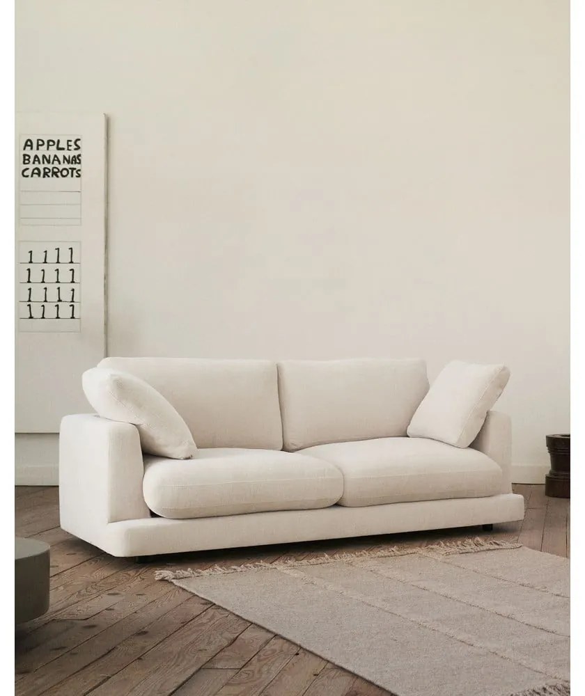 Biała sofa 210 cm Gala – Kave Home