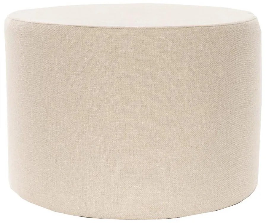 Taboret RABO, średnica 58 cm, kremowy