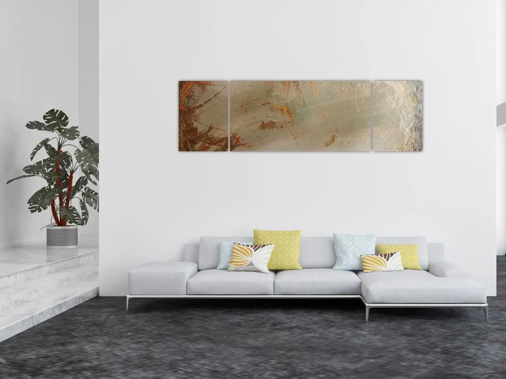 Obraz - Teksturowana abstrakcja (170x50 cm)