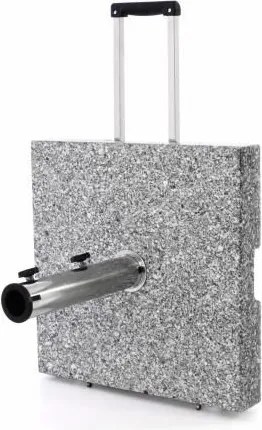 Stojak na parasol - granit i stal - 37 kg