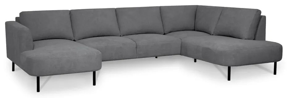 Ciemnoszary narożnik (prawostronny/w kształcie litery U) Hero – Scandic