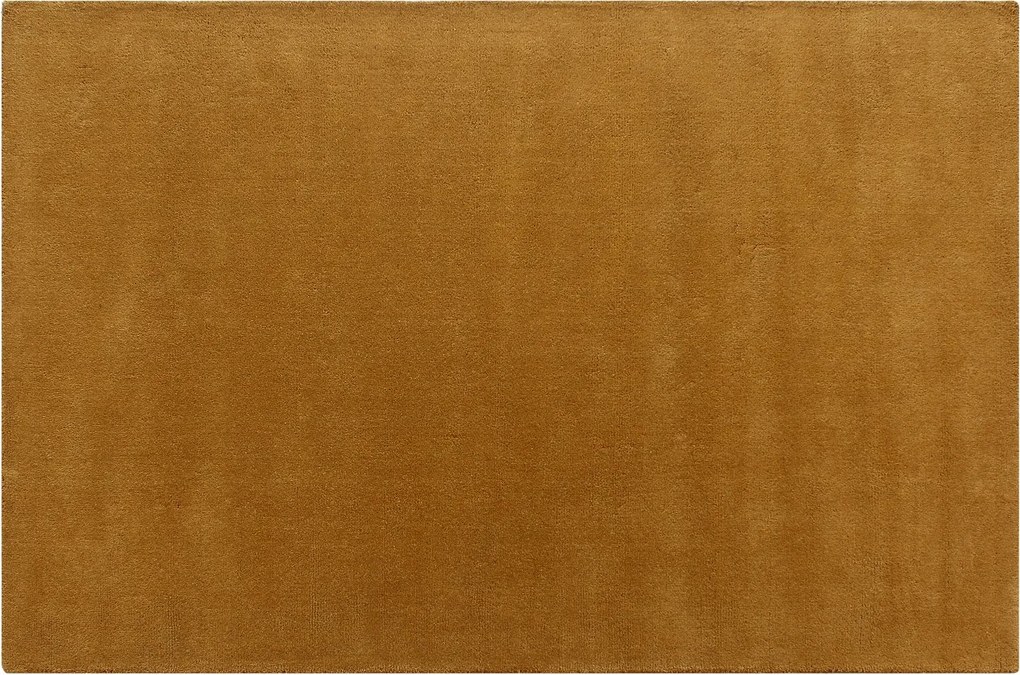 Dywan 100% wełna tkany ręcznie - 200 x 290 - Ochra - 1800g/m² - SELINA