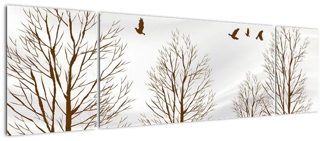 Obraz - Jeleń przed rzeką (170x50 cm)