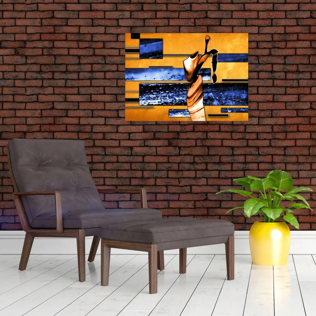 Obraz obrazu abstrakcyjnego (70x50 cm)