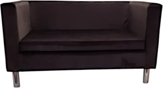 Sofa Monaco : Kolor nogi - Chrom, Kolor tkaniny - VELVET - MG05, Typ tkaniny - Velvet, Wysokość nogi - 15 cm