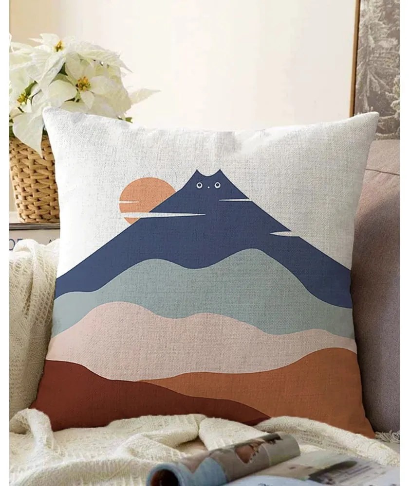 Poszewka na poduszkę z domieszką bawełny Minimalist Cushion Covers Kitty Hill, 55x55 cm