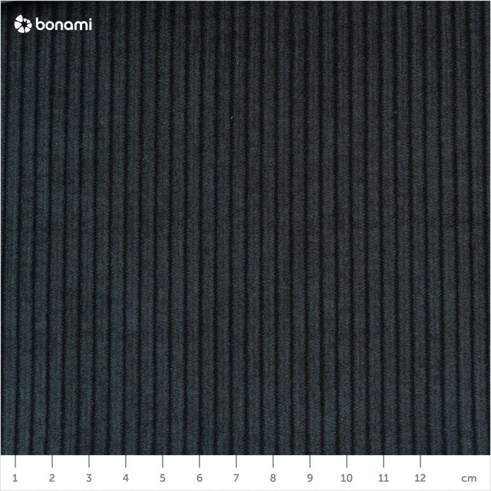 Antracytowa sztruksowa rozkładana sofa 244 cm Base – Karup Design