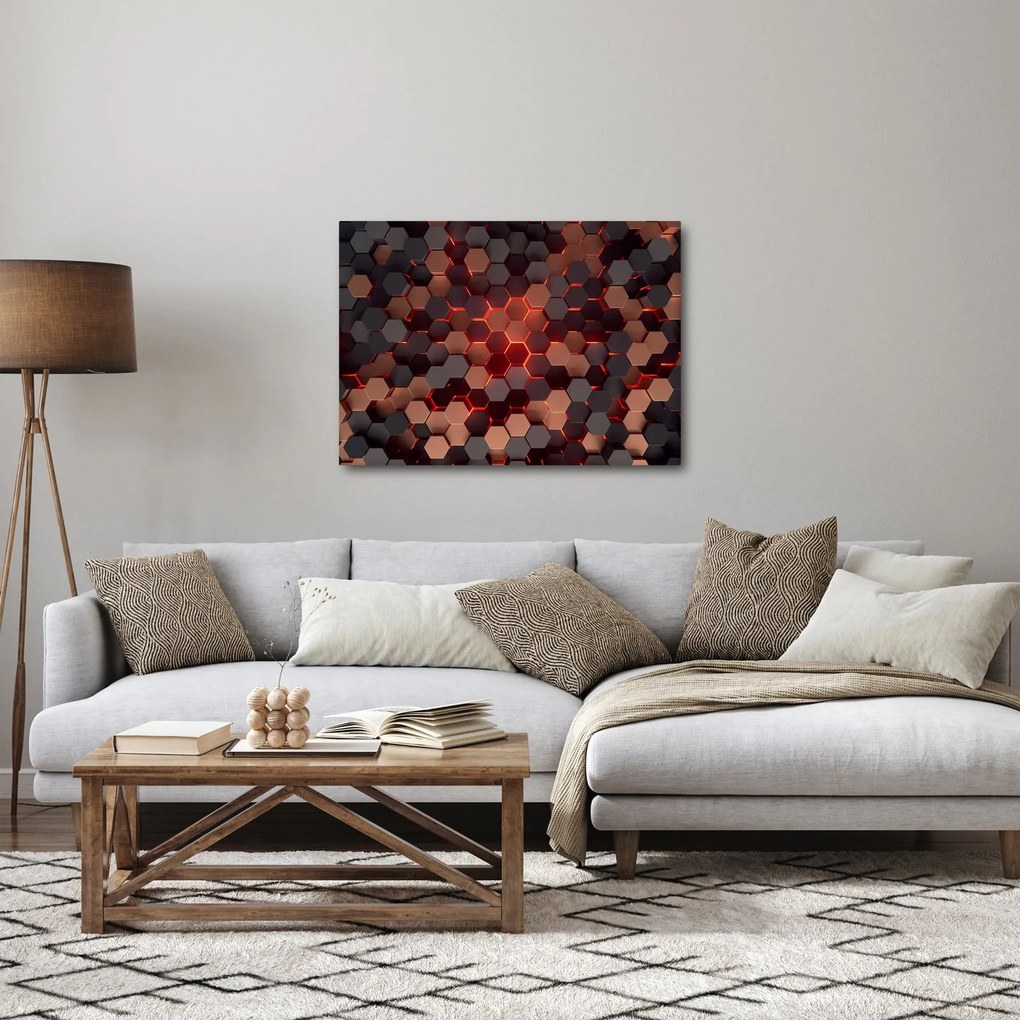 Obraz - Futurystyczna abstrakcja (70x50 cm)