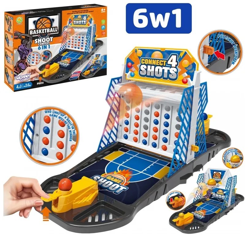 Woopie gra zręcznościowa mini koszykówka