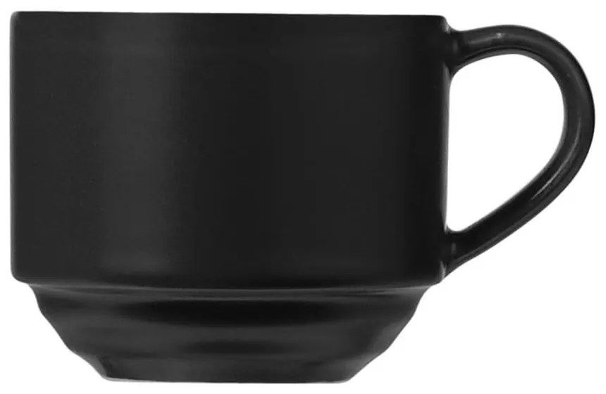 Czarne filiżanki zestaw 6 szt. na espresso 75 ml – Kütahya Porselen