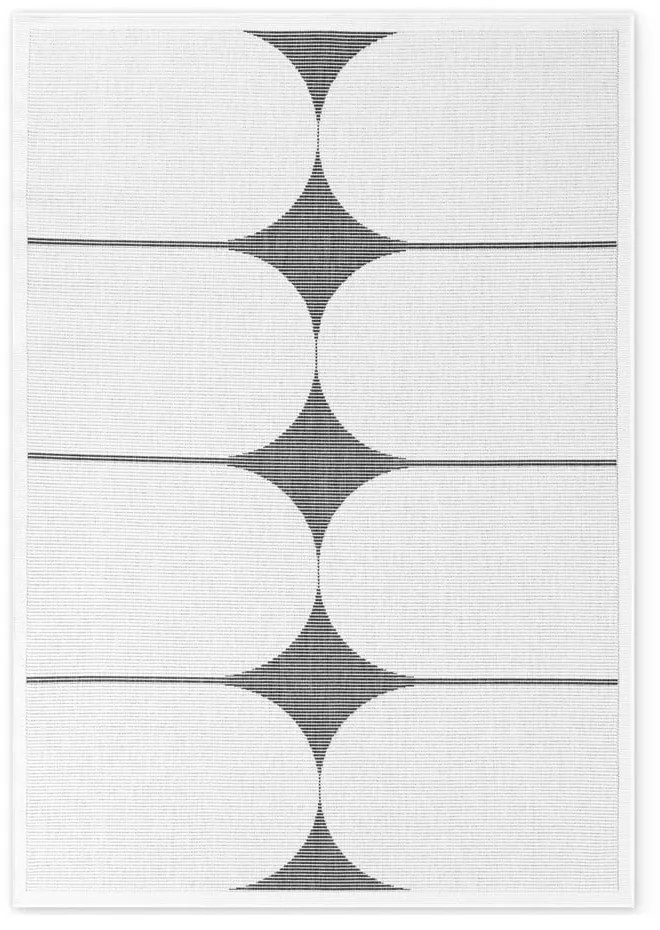 Czarno-biały dywan odpowiedni na zewnątrz 120x170 cm Duet Bowen – NORTHRUGS