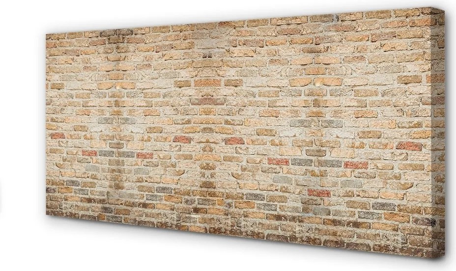 Obraz drukowany na płótnie Industrialna Czerwona Cegła